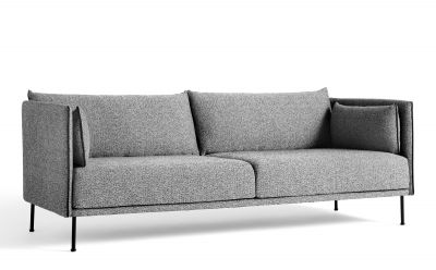 Silhouette 3-Seater Sofa Mono Version Hay
